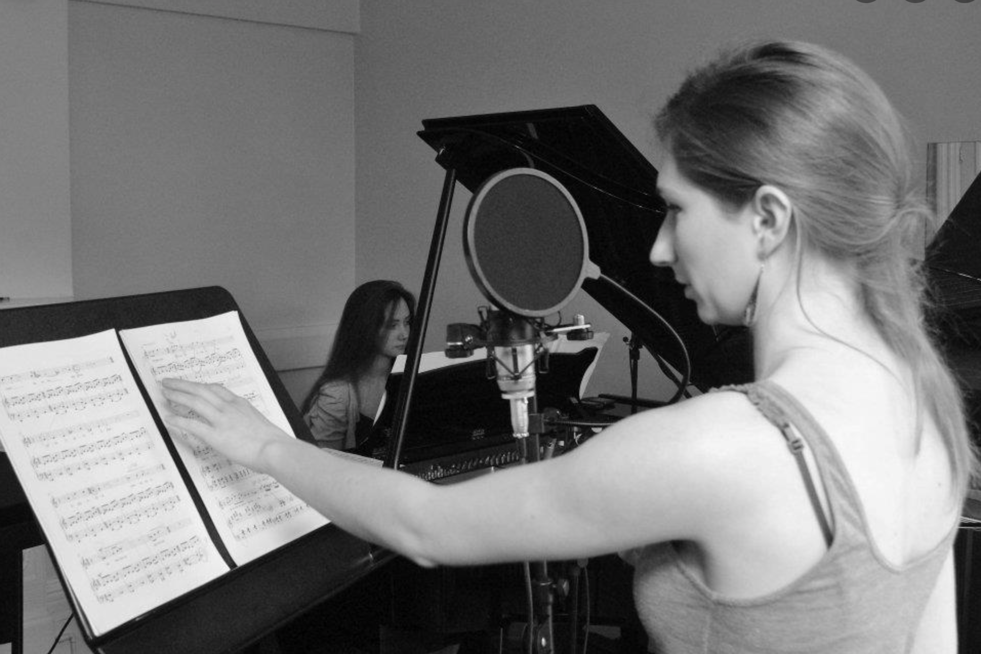 Recording with Charlotte Osborn (soprano)