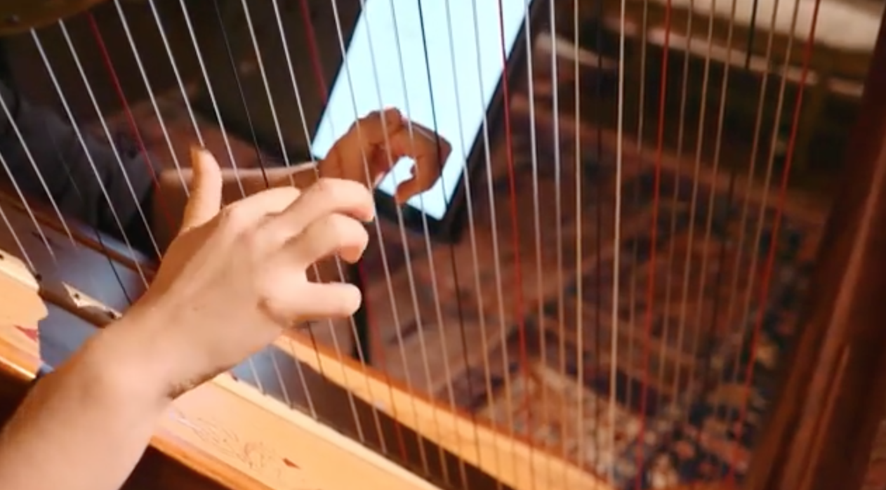 Ave Maria (Gounod) - Georgina Melling (soprano) and Rachel Horton-Kitchlew (Harp)